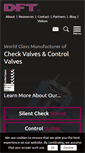 Mobile Screenshot of dft-valves.com